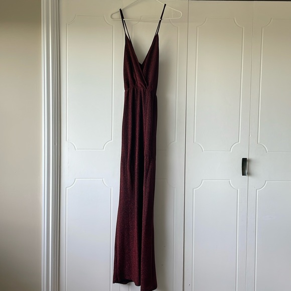 Sparkly spaghetti strap red dress - Picture 1 of 4